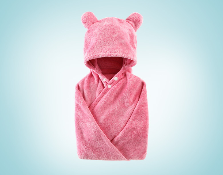 Cotton Baby Care Hooded Bath Towel