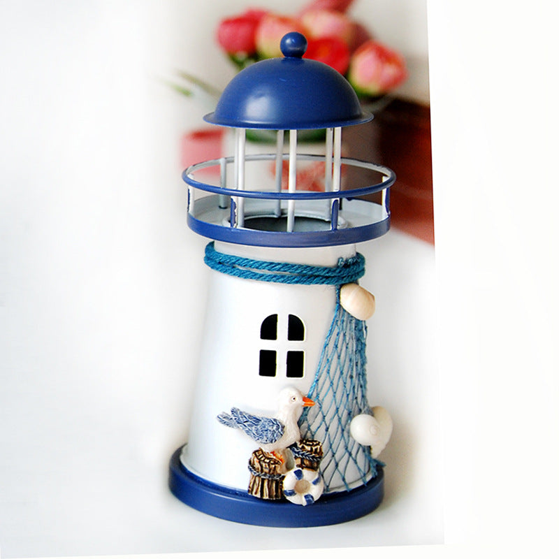 Lighthouse Home Wrought Iron Table Decoration