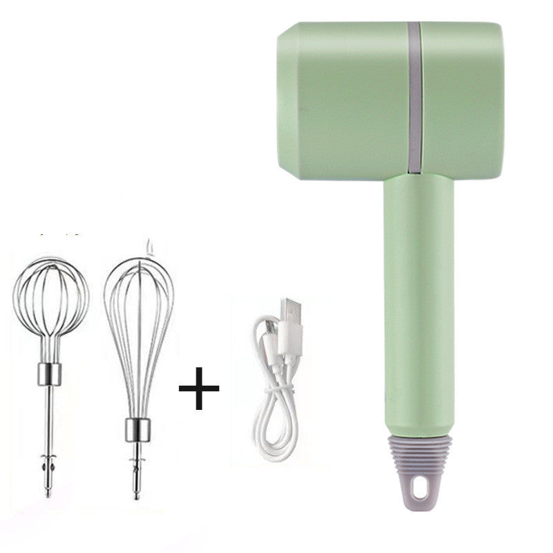 HOMM Electric Hand Mixer Whisk, Wireless Rechargeable Handheld Egg