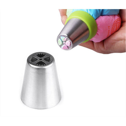 24Pcs Russian Tulip Stainless Steel Nozzles for Baking Decoration