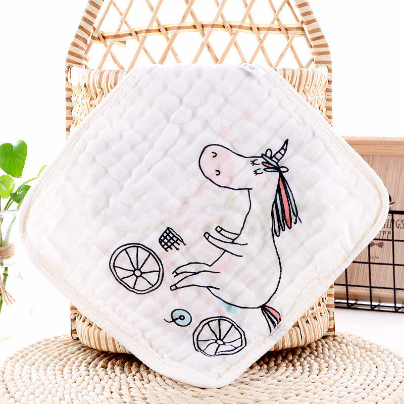 Infants And Children Six-layer Cotton Gauze Towel