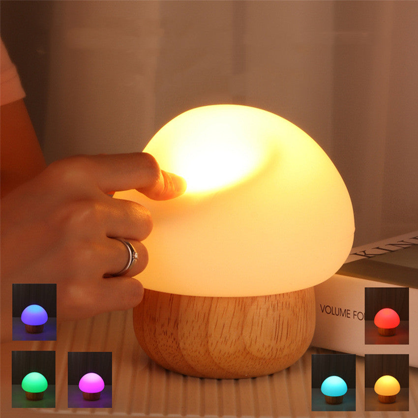 Mushroom light creative night light