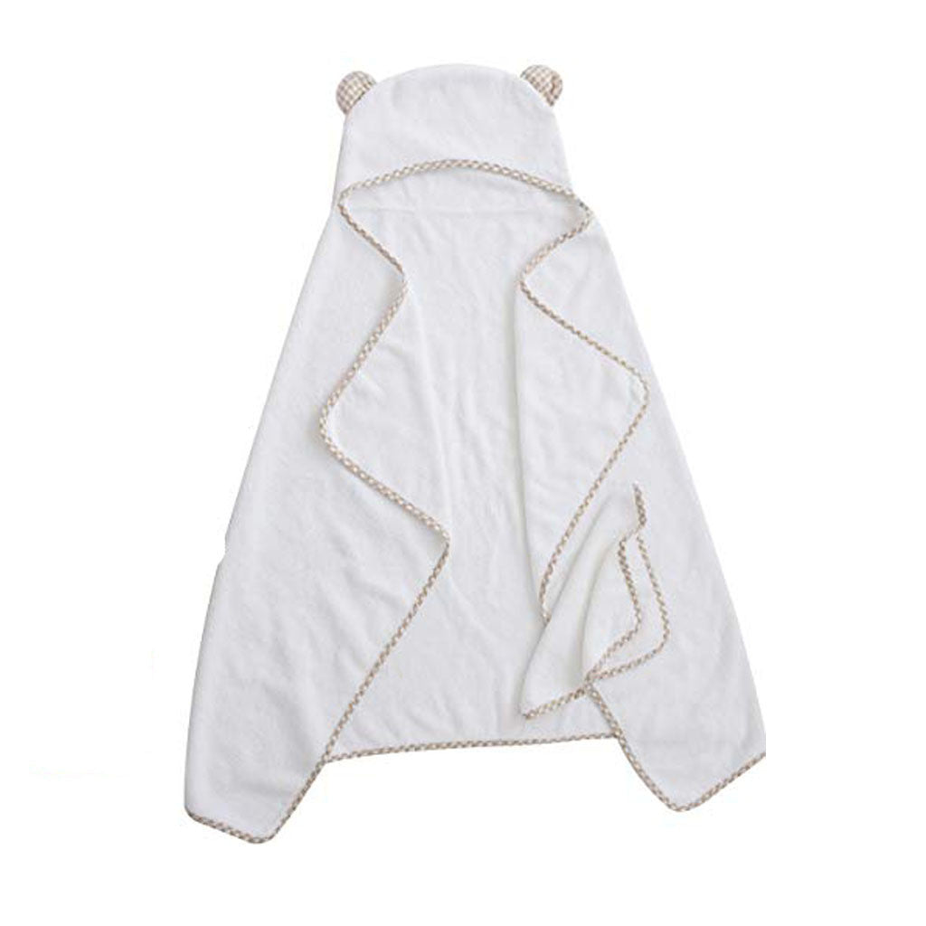 Bamboo Fiber Baby Cartoon Hooded Towel