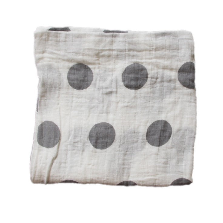 Bamboo Muslin Swaddle  Neutral Receiving Blanket