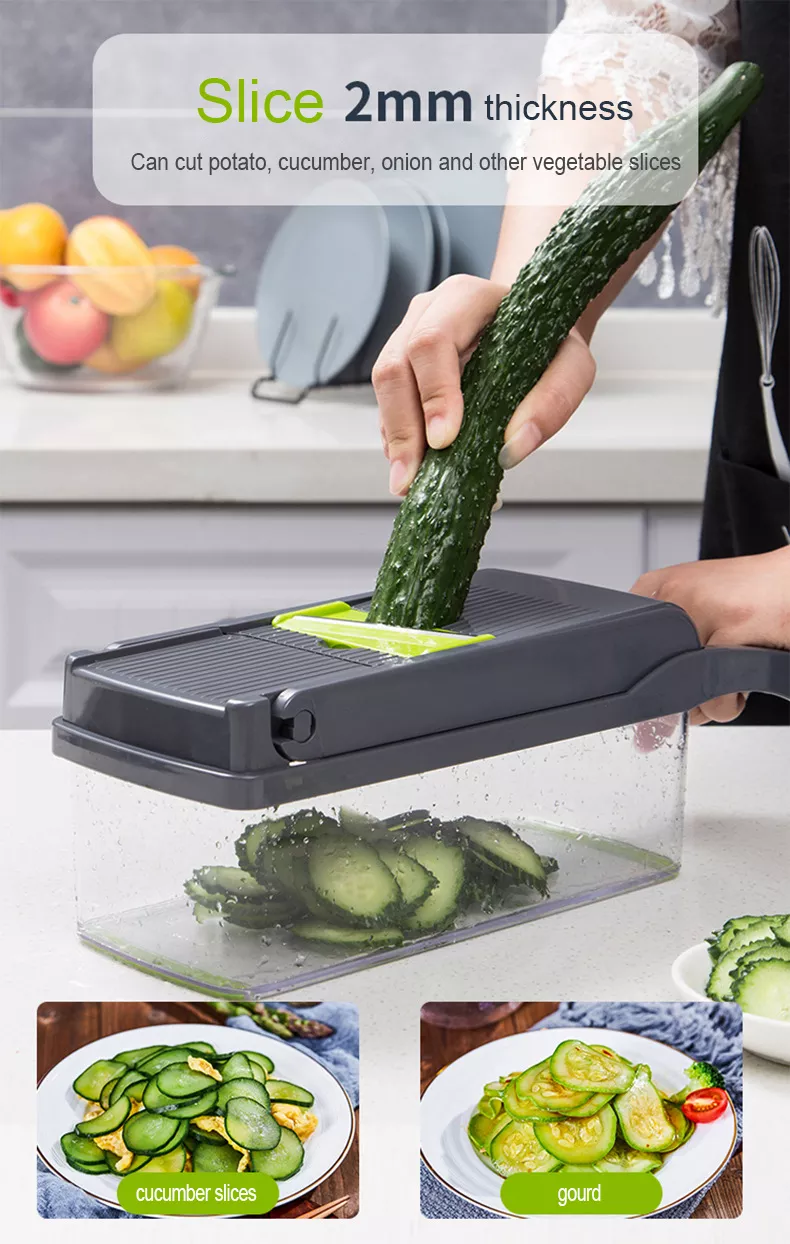 12 in 1 Multifunctional Vegetable Slicer – Cook-k