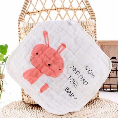 Infants And Children Six-layer Cotton Gauze Towel