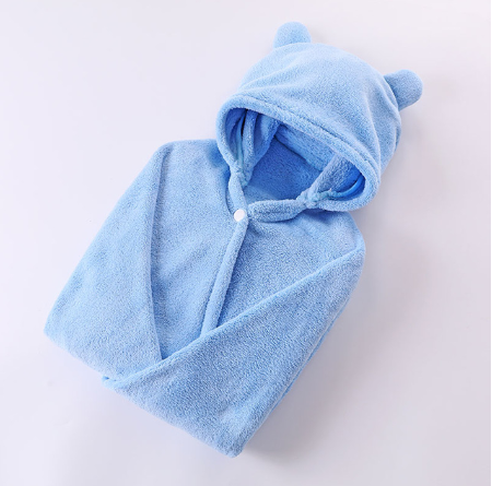 Cotton Baby Care Hooded Bath Towel