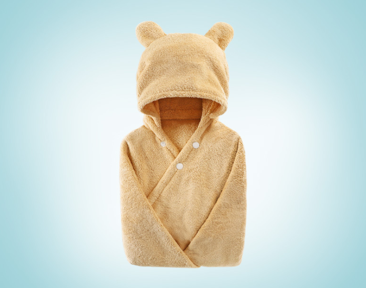 Cotton Baby Care Hooded Bath Towel