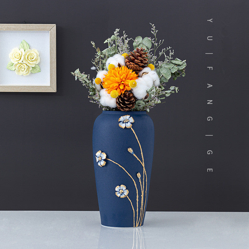 Ceramic Vase Living Room Soft Decoration
