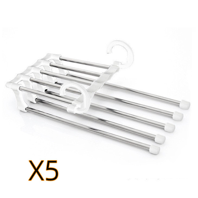 5 Layer S Shape Multifunctional Clothes Hanger, Pants Hangers, Holders –  Yahan Sab Behtar Hai!