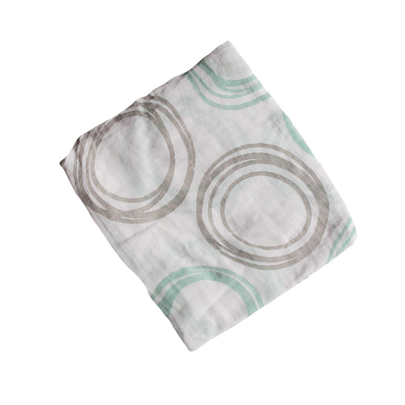 Bamboo Muslin Swaddle  Neutral Receiving Blanket