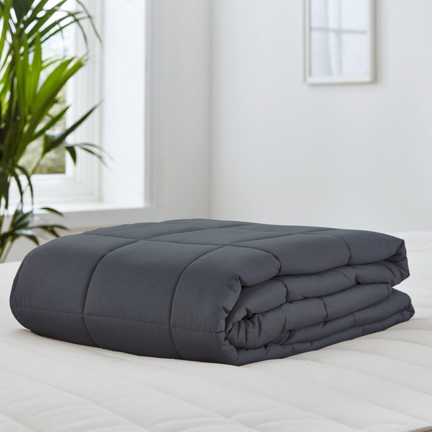 BLC - Polyester - Modern Weighted Blankets Grey & Blue