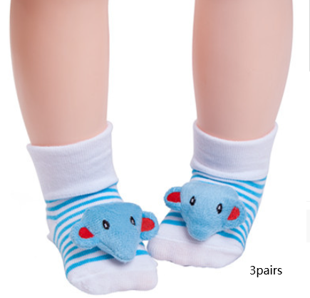 Cute Baby Animal Doll Baby Three-dimensional Socks