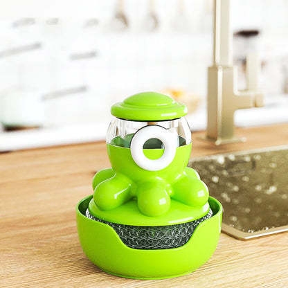 Octopus Pot Brush Self Adding Liquid Kitchen Tools Gadgets Cleaner